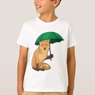 Fuchs mit Umbrella T-Shirt