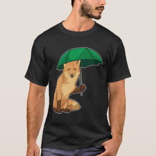 Fuchs mit Umbrella T-Shirt