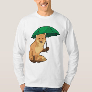 Fuchs mit Umbrella T-Shirt