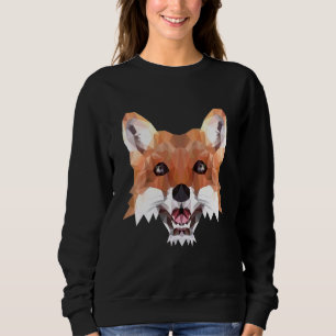 Fuchs-Motiv Polygon Fuchs Füchse Waldtiere Sweatshirt