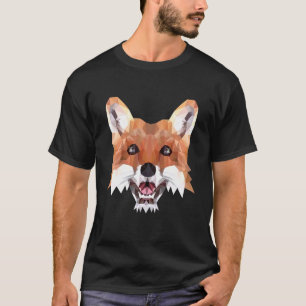 Fuchs-Motiv Polygon Fuchs Füchse Waldtiere T-Shirt