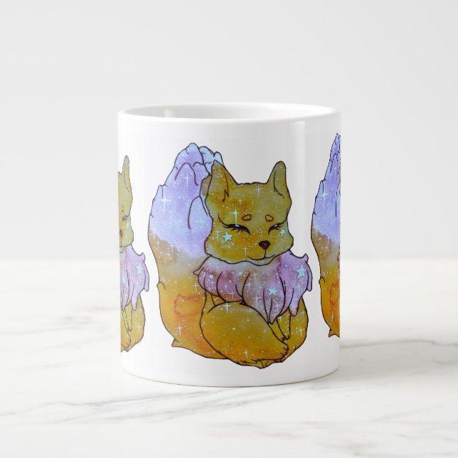 Fuchs namens Dice Jumbo-Tasse (Vorderseite)