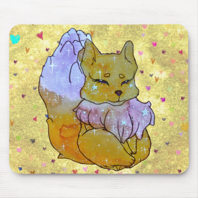 Fuchs namens Dice Mousepad (Vorne)