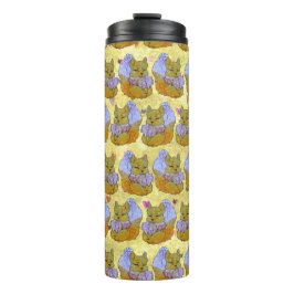 Fuchs namens Dice Thermosbecher