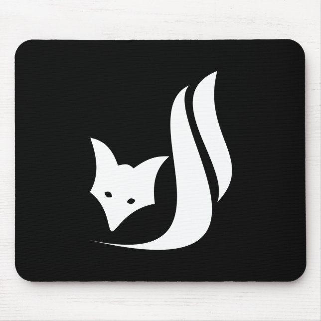 Fuchs-Piktogramm-Mauspad Mousepad (Vorne)