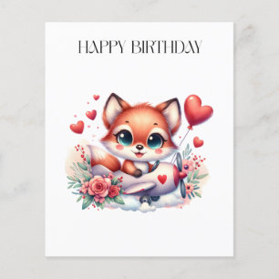 Fuchs-Pilot-Geburtstag Flyer