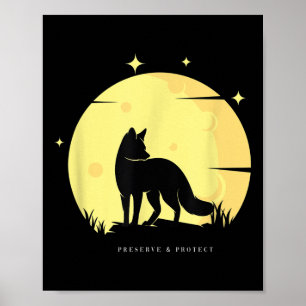 Fuchs Preserve & Protect Klimschutz Umwelt Poster