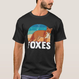 Fuchs Rote Füchse Mädchen Intelligent Vintage Tier T-Shirt
