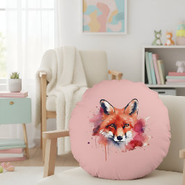 Fuchs-Rundkissen Rundes Kissen