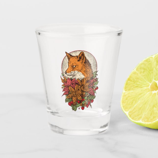 Fuchs Schnapsglas (Vorderseite)