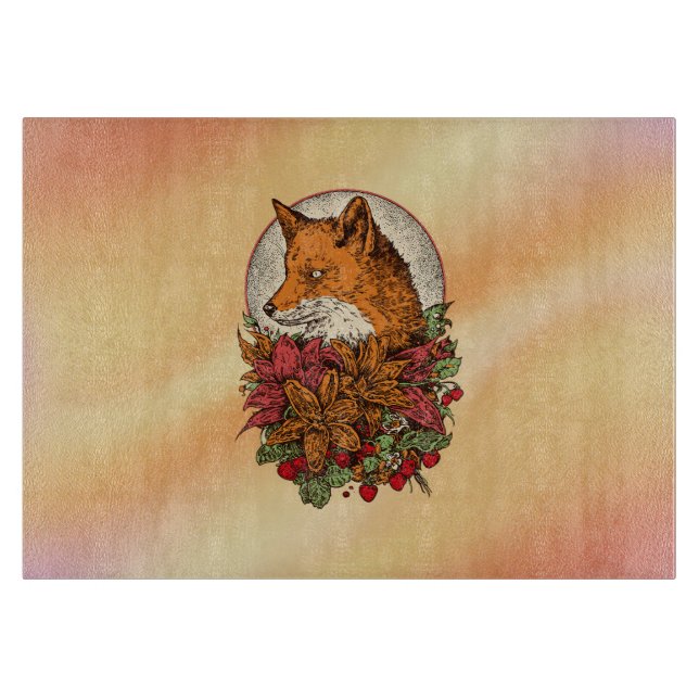 Fuchs Schneidebrett (Vorderseite)