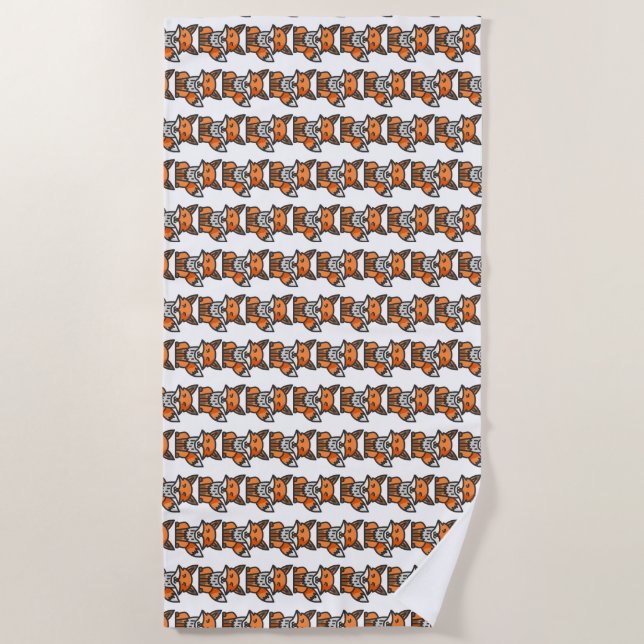 Fuchs Strandtuch (Vorderseite)