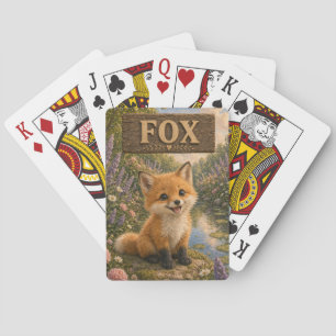 Fuchs Süßes Baby-Geschichtenbuch-Nursery-Tier Spielkarten