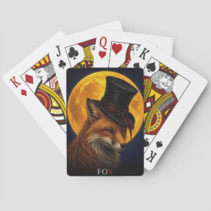 Fuchs Topfhut Gothic Surreal Spielkarten