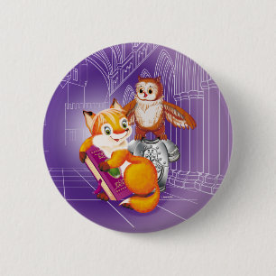 Fuchs und Eule Button