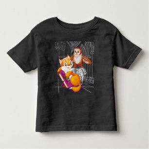 Fuchs und Eule Kleinkind T-shirt