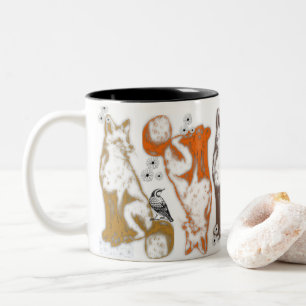 Fuchs und Freunde Kaffeetasse Thema Grafik