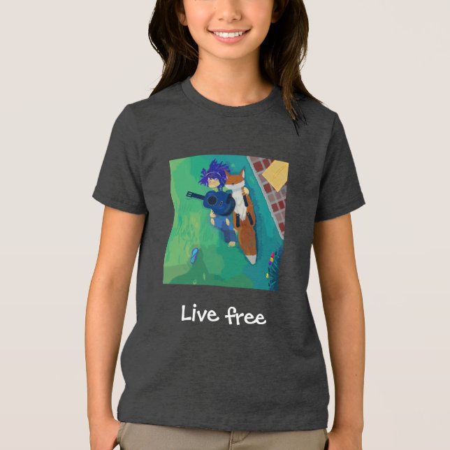 Fuchs und ich Tri-Blend shirt (Vorderseite)