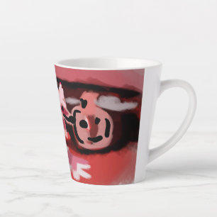 Fuchs und Jack o'lantern Pfad Milchtasse
