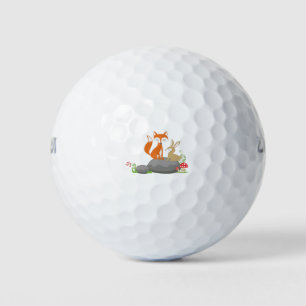 Fuchs und Kaninchen Golfball