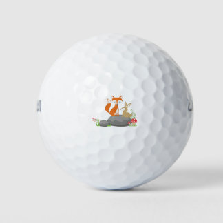 Fuchs und Kaninchen Golfball