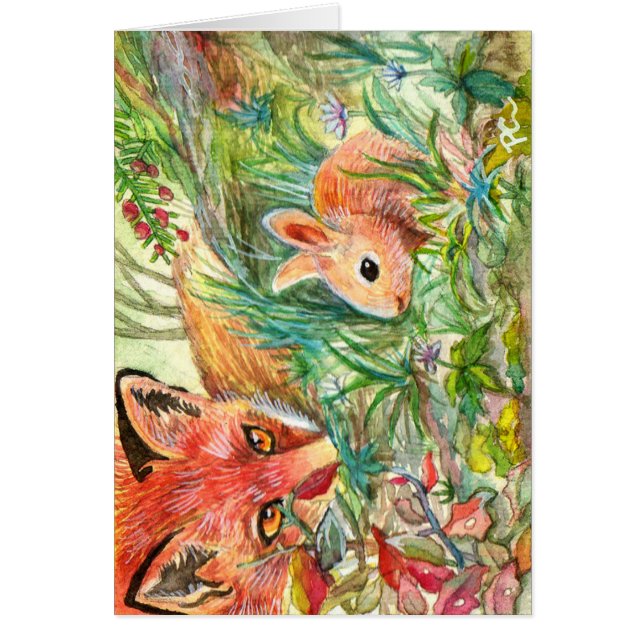 Fuchs und kleines Kaninchen (Vorne)