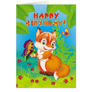 Fuchs und Schmetterling