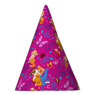 Fuchs und Schmetterling Partyhütchen