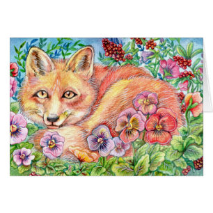 Fuchs und Stiefmütterchen - b