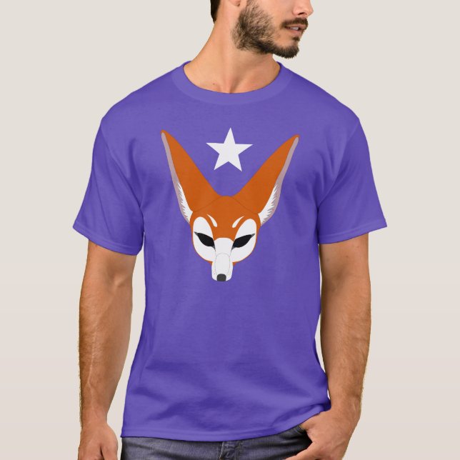 FUCHS UND WEISS-STERN T-Shirt (Vorderseite)