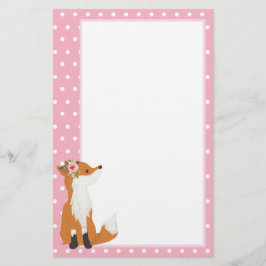 Fuchs, Wald, niedlich, Mädchen, Spaß, Briefpapier