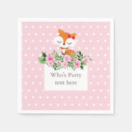 Fuchs, Wald, niedlich Serviette