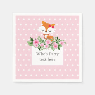 Fuchs, Wald, niedlich Serviette