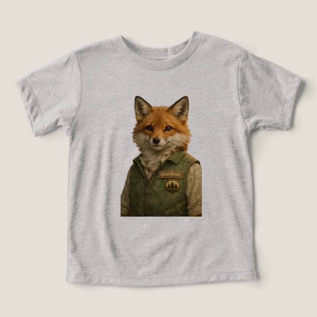Fuchs-Wald-Ranger – Bella+Canvas Toddler Tri‑Blend (Design Vorderseite)