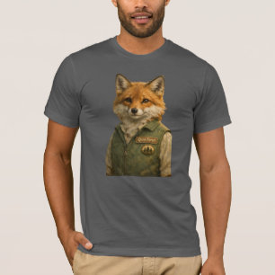 Fuchs-Wald-Ranger – Herren Bella+Canvas Tri-Blend T-Shirt