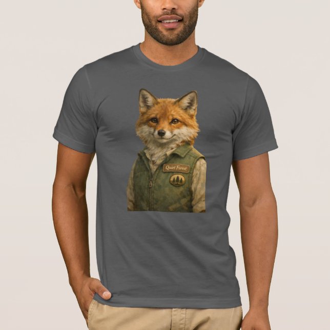 Fuchs-Wald-Ranger – Herren Bella+Canvas Tri-Blend T-Shirt (Vorderseite)
