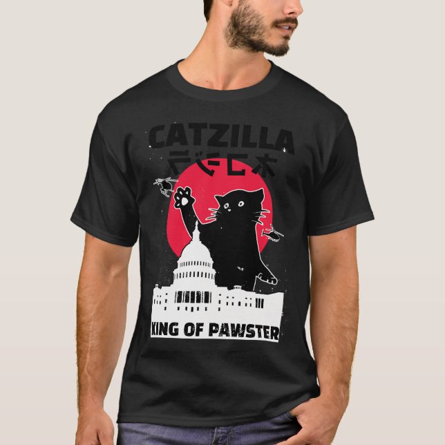 Fuchs Wald Silhouette T-Shirt (Vorderseite)