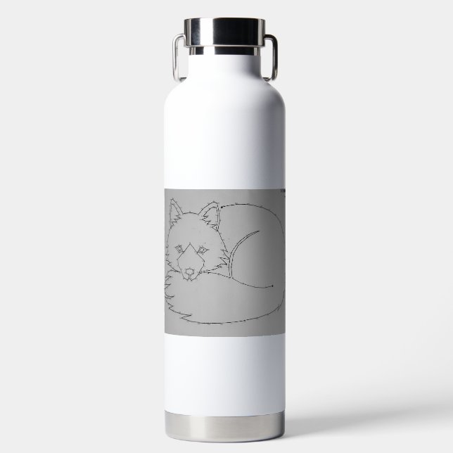 Fuchs-Wasserflasche Trinkflasche (Vorderseite)