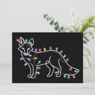 Fuchs-Weihnachtsbaum-Weihnachten-Tierliebhaber-Ges Feiertagskarte
