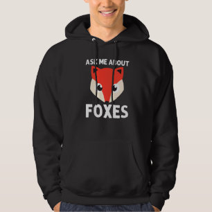 Fuchs Wildtier Fuchs Männer Frauen Jungen Mädchen Hoodie
