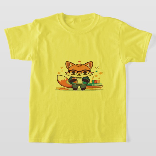 Fuchs zurück zur Schule T-Shirt (Ablage )