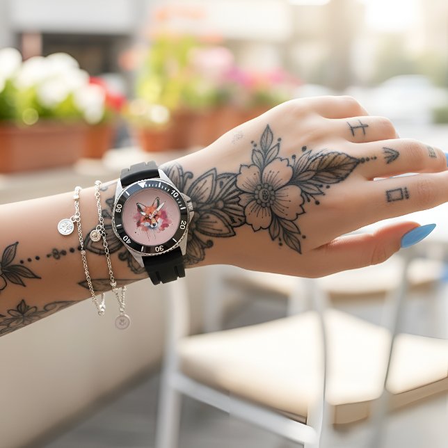 Fuchsbeobachtung Armbanduhr (Von Creator hochgeladen)