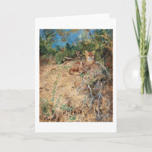 Füchse, Bruno Liljefors Karte