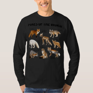 Füchse der Niedlichen Fox-Tiere der Welt T-Shirt