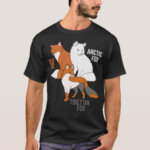 Füchse der Welpen der Funny Fox I Fox T-Shirt