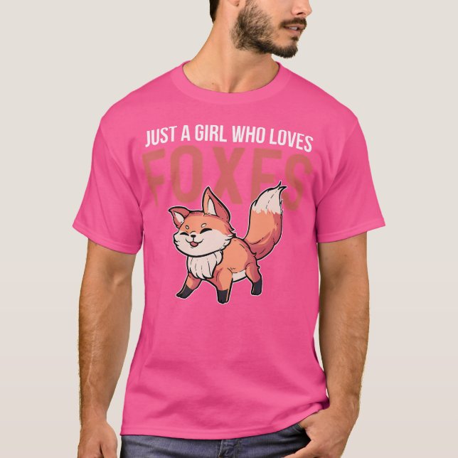 Füchse Girl T-Shirt (Vorderseite)