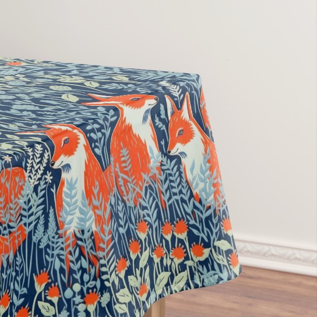 Füchse im Wiesentabletekloth Tischdecke (Beispiel)
