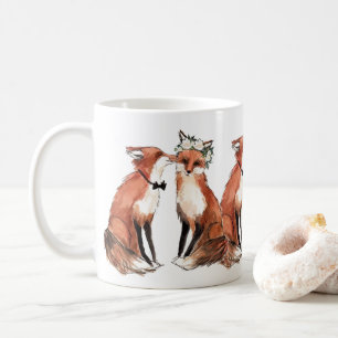 Füchse in der Liebe, Fox-Hochzeit Tasse