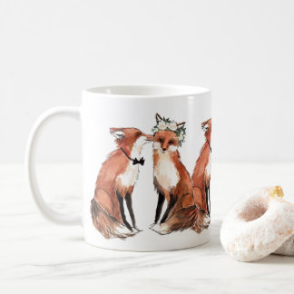 Füchse in der Liebe, Fox-Hochzeit Tasse