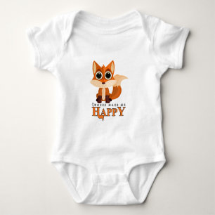 Füchse machen mich glücklich baby strampler